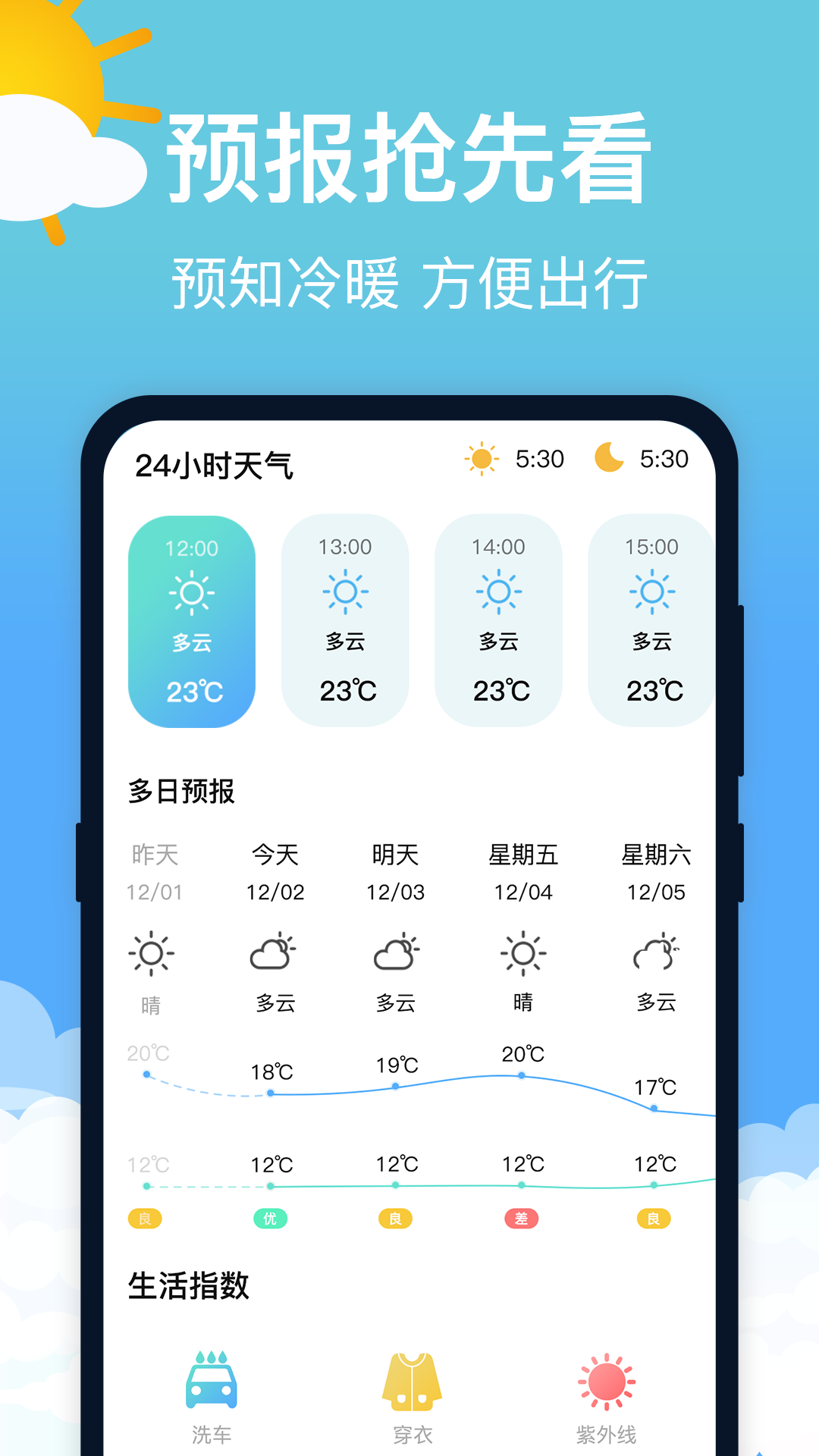 萌兔天气预报  v3.0.2图1