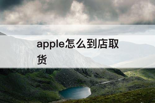 apple怎么到店取货