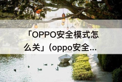 「OPPO安全模式怎么关」(oppo安全模式怎么关闭启动)